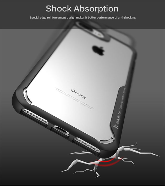 เคสใสกันกระแทกขอบนิ่ม iPhone 7 Plus